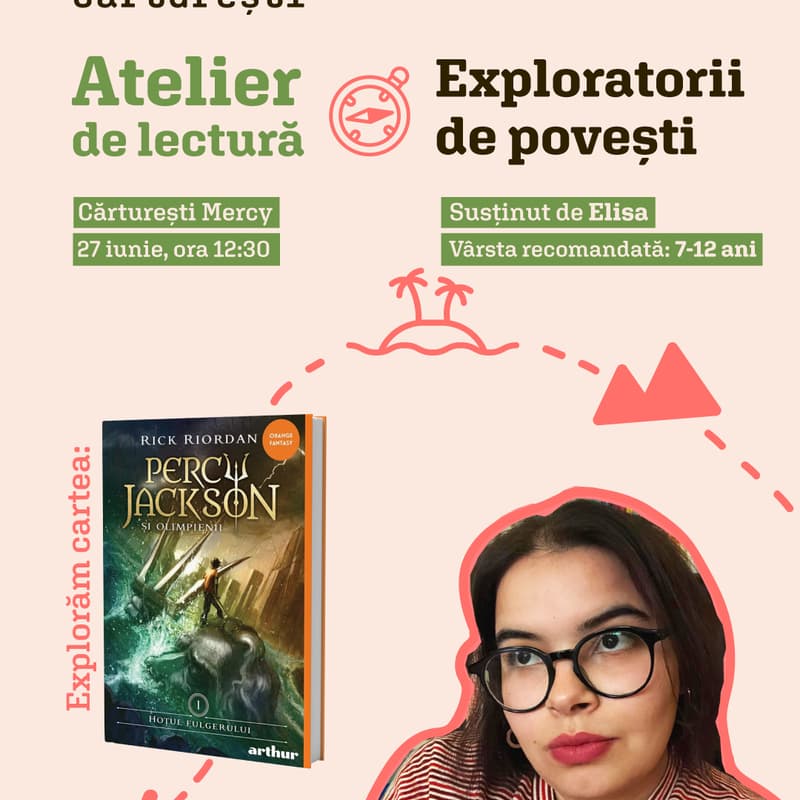 Cover Image for Atelier de lectură | Exploratorii de povești, cu Elisa Pasăre