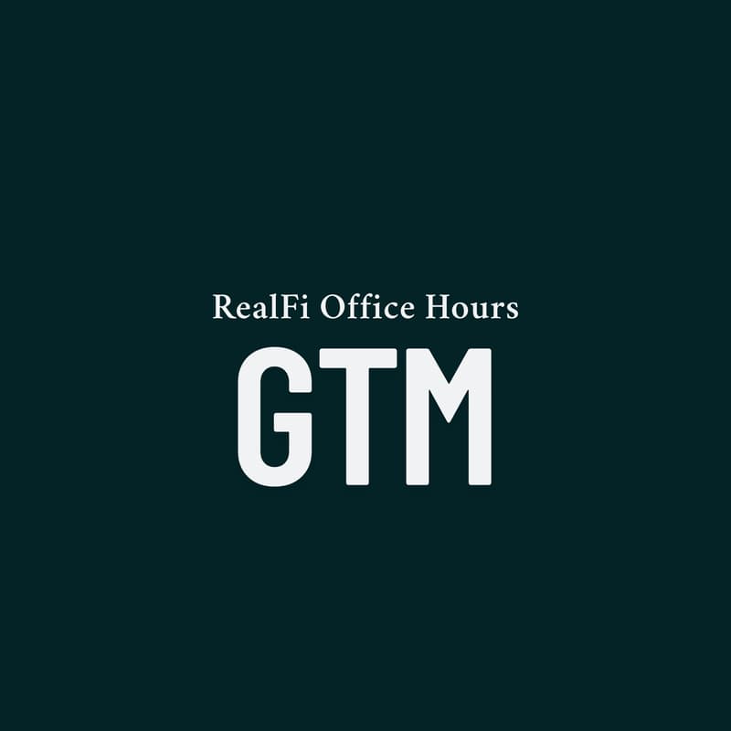 Cover Image for RealFi Office Hours #5: Growth & Partnerships, with Seny