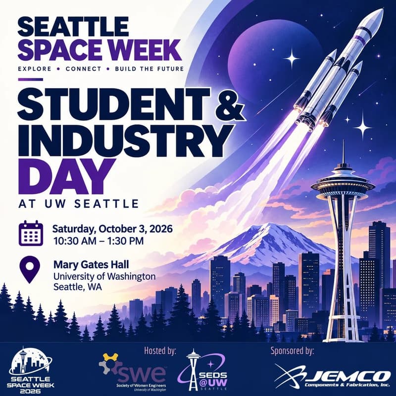 Cover Image for Seattle Space Week: Student & Industry Day at UW Seattle