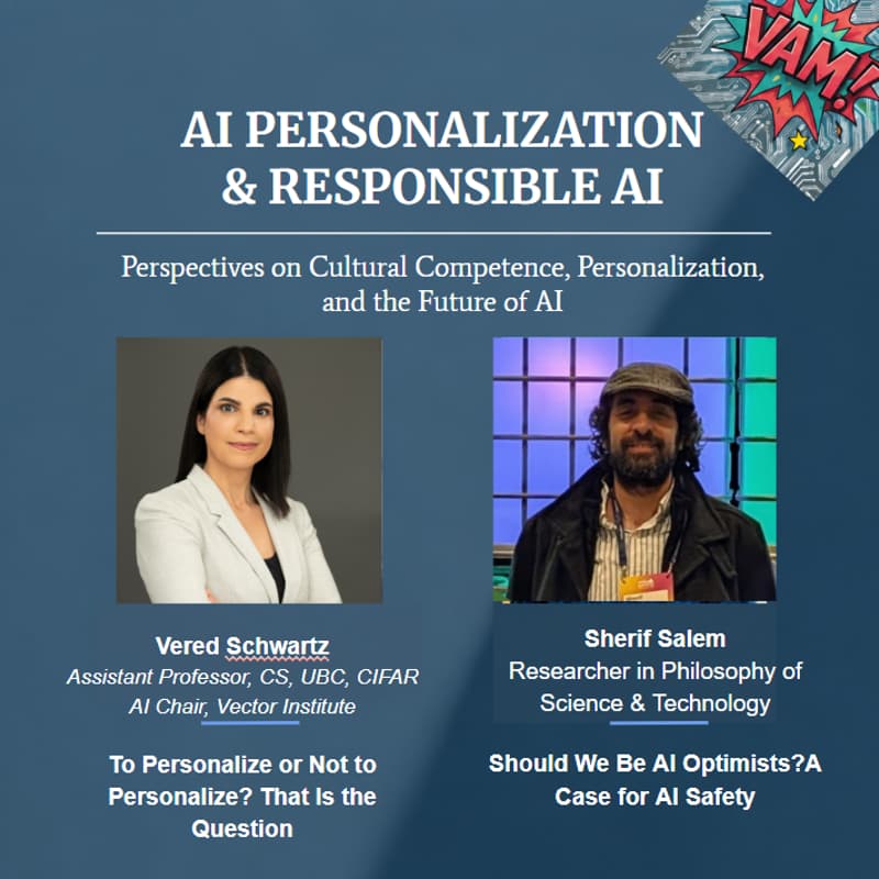 Cover Image for VAM! Talks: AI Personalization & Responsible AI ⭐