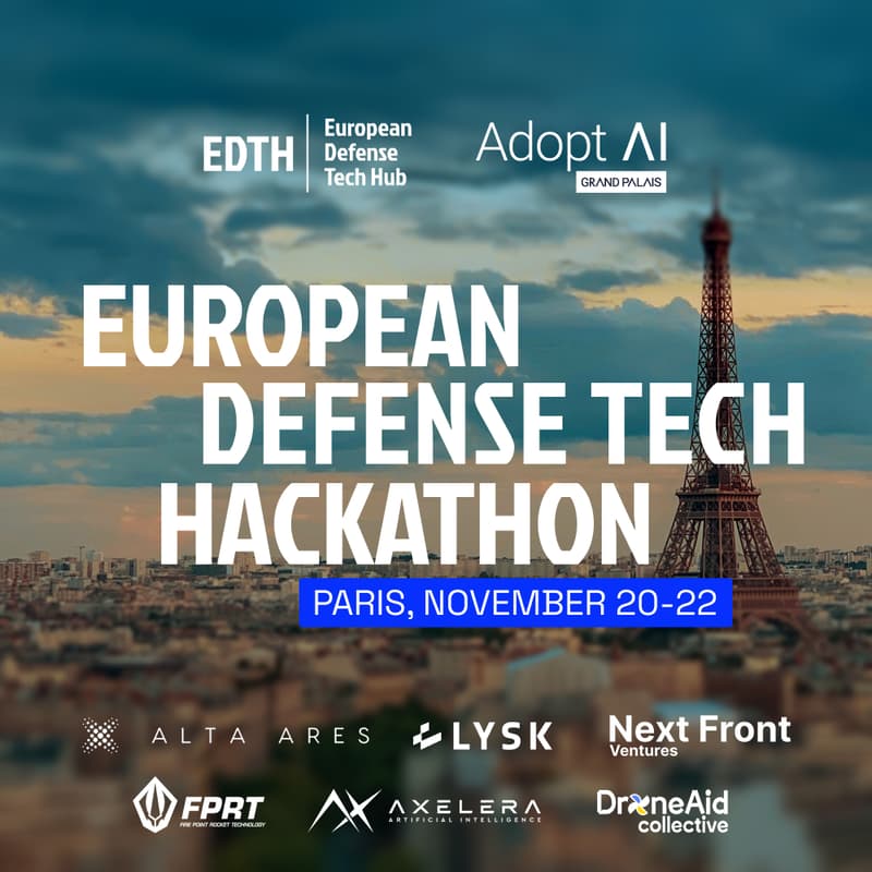 Cover Image for European Defense Tech Hackathon – Paris
