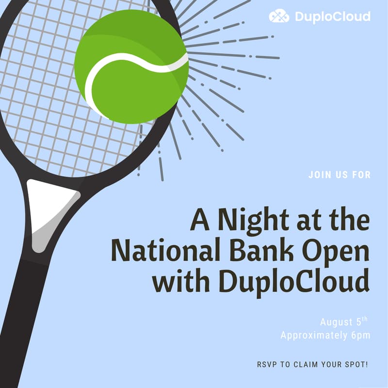 Cover Image for Night at the National Bank Open with DuploCloud