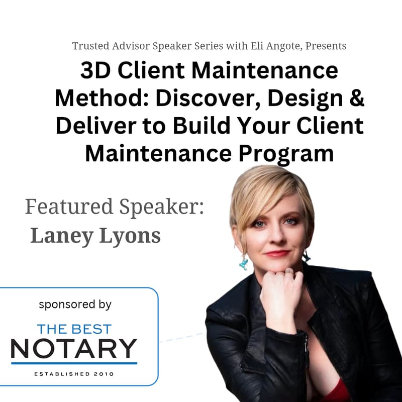 Cover Image for 3D Client Maintenance Method: Discover, Design & Deliver to Build Your Client Maintenance Program