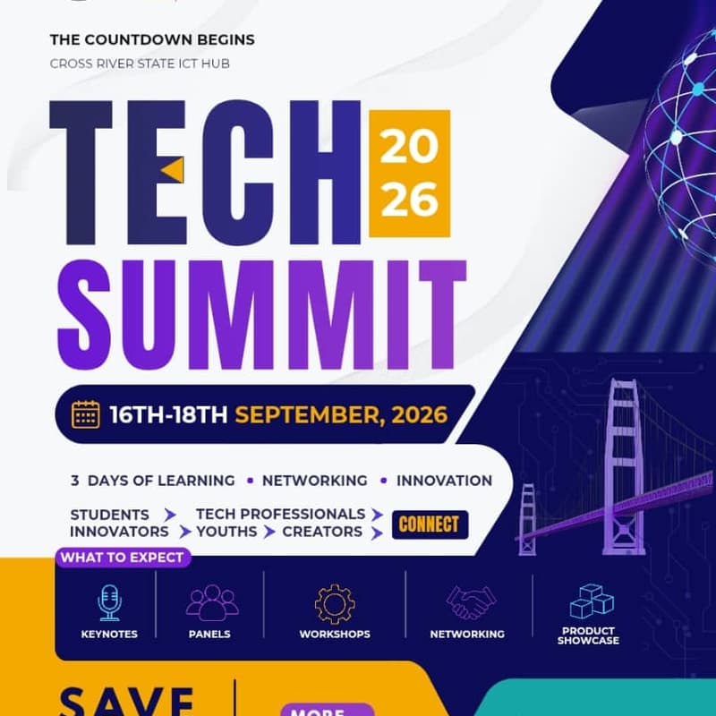Cover Image for Cross River State ICT Hub Tech Summit 2026