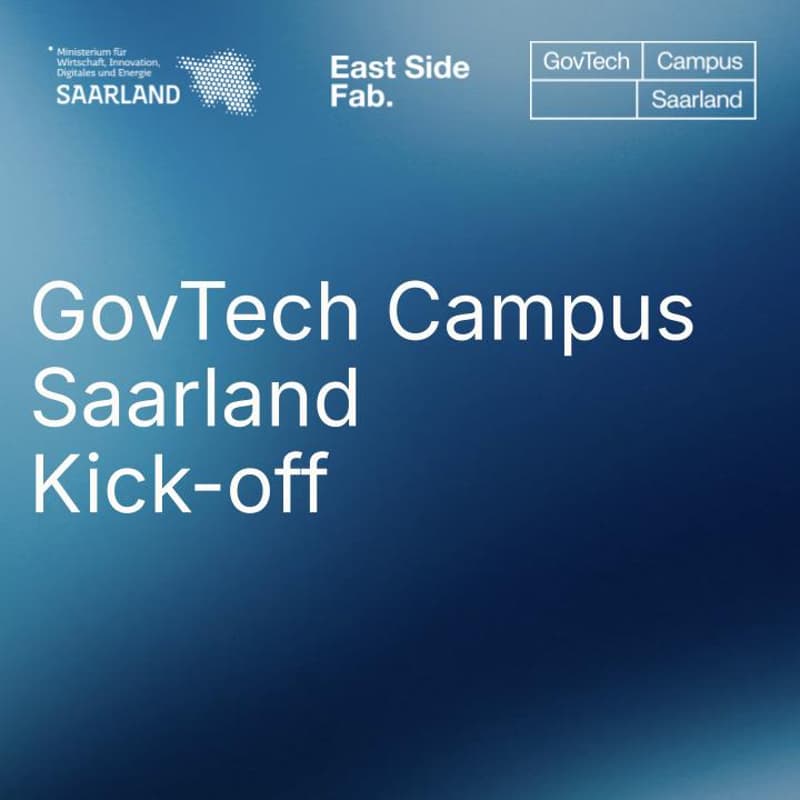 Cover Image for Kick-off GovTech Campus Saarland
