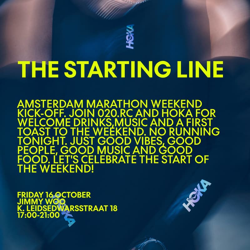 Cover Image for 020.RC X HOKA - THE STARTING LINE PARTY (INVITE ONLY)