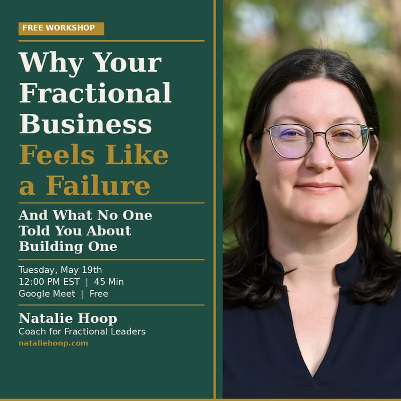 Cover Image for Why Your Fractional Business Feels Like a Failure and What No One Told You About Building One