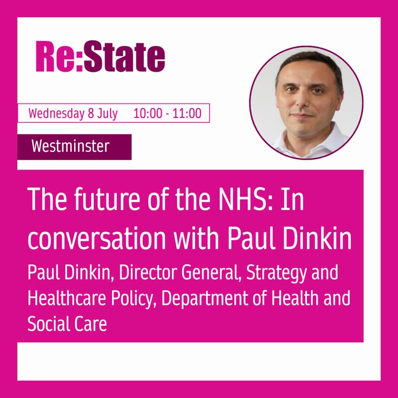 Cover Image for The future of the NHS: In conversation with Paul Dinkin