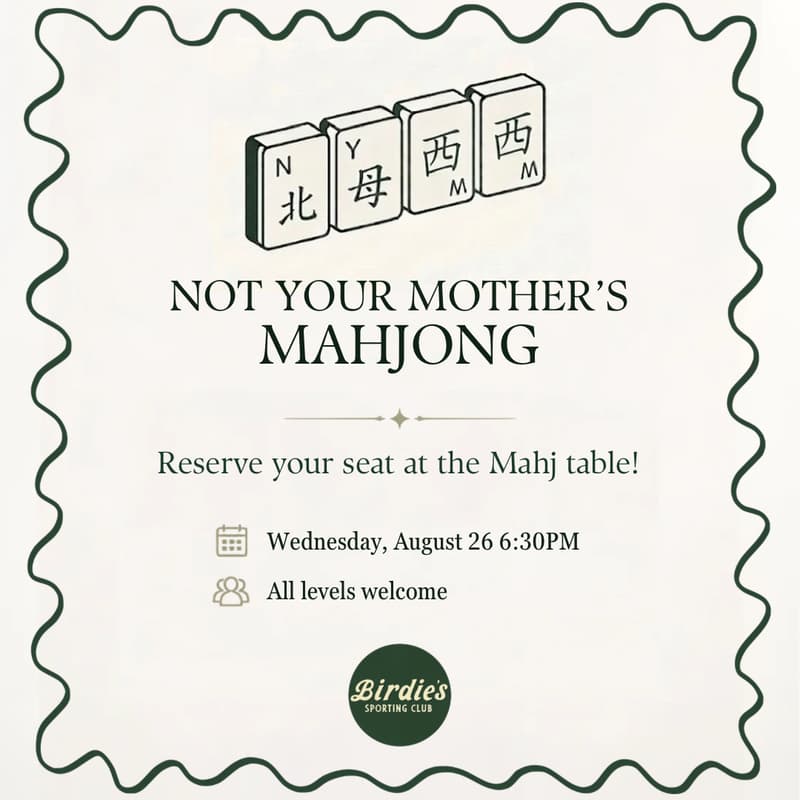 Cover Image for Not Your Mother’s Mahjong 8/26