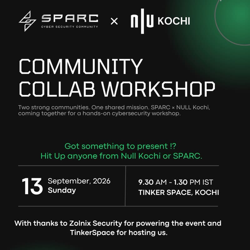 Cover Image for NULL X SPARC COMMUNITY COLLAB WORKSHOP