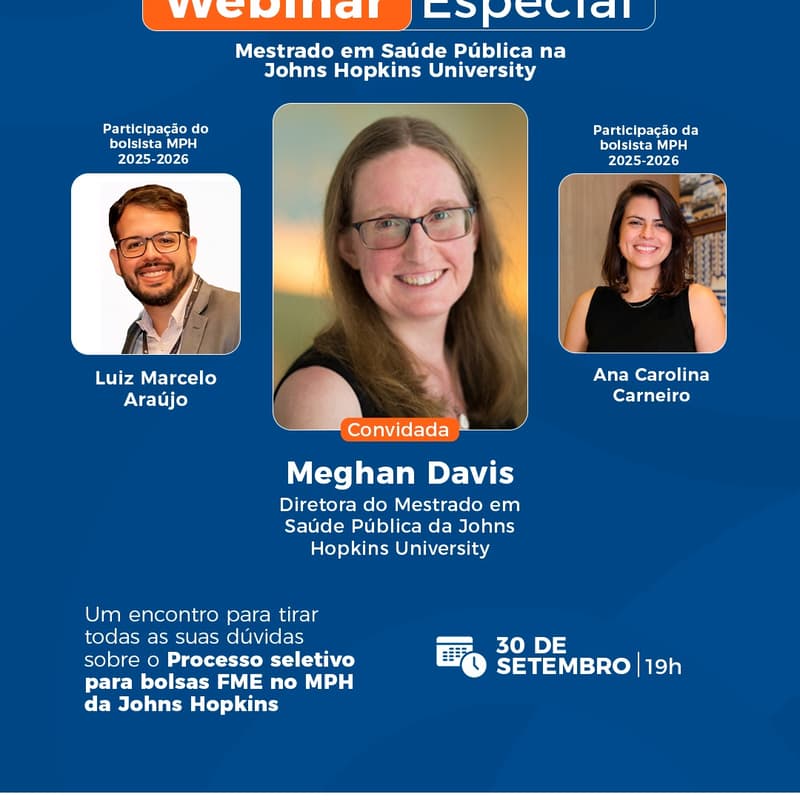 Cover Image for Webinar Especial: Mestrado em Saúde Pública na Johns Hopkins University
