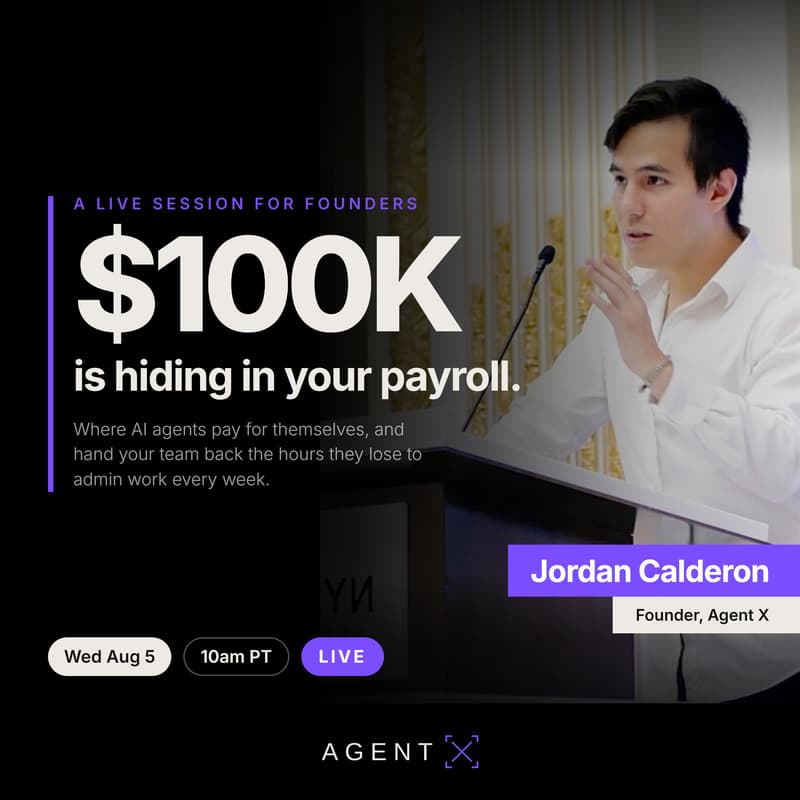 Cover Image for The $100K Hiding in Your Payroll: A Practical Intro to AI Agents for Founders