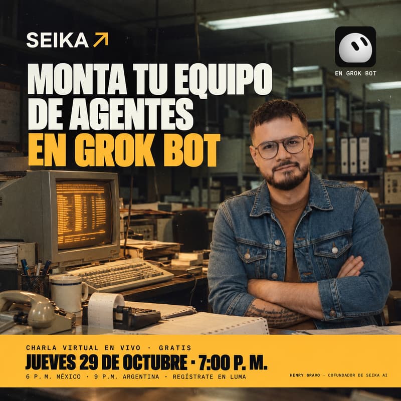 Cover Image for Monta tu equipo de agentes en Grok Bot