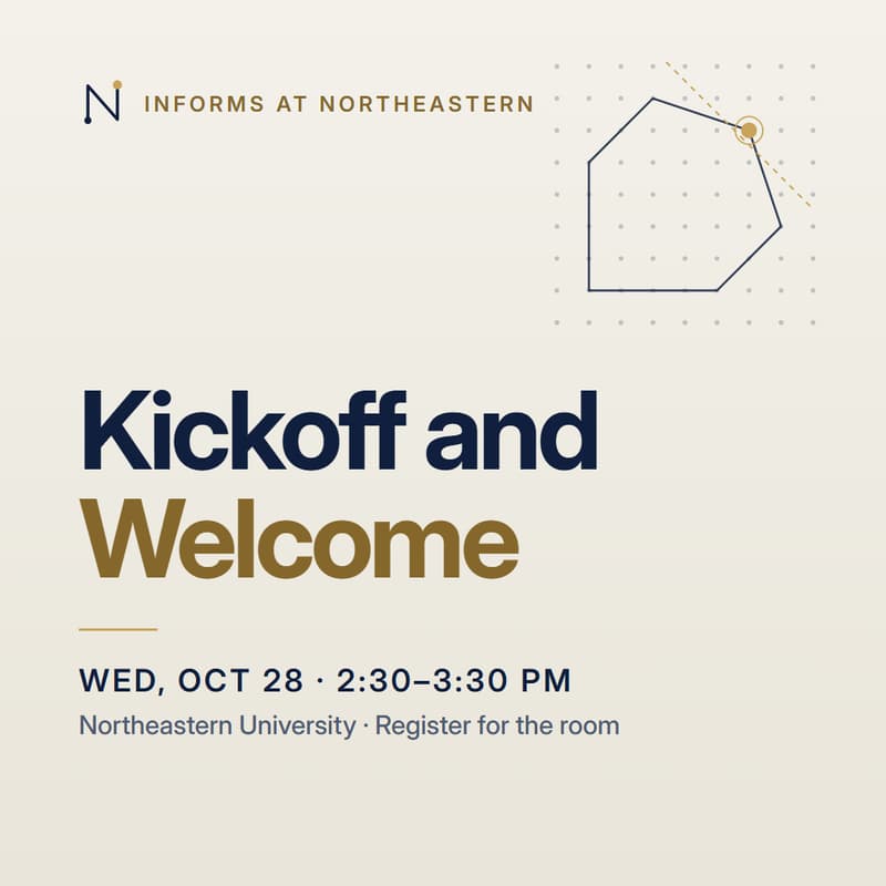 Cover Image for Kickoff and Welcome