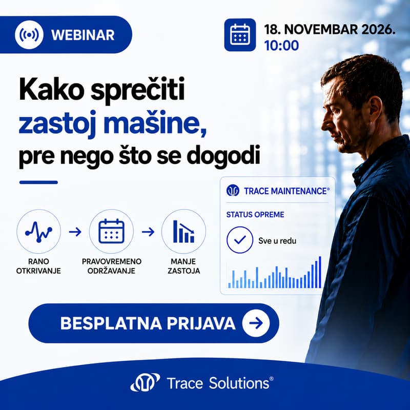 Cover Image for Kako sprečiti zastoj mašine pre nego što se dogodi | sreda, 18. novembar | 10:00