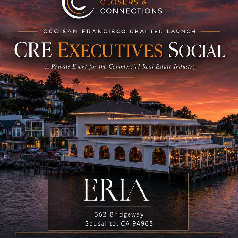 Cover Image for CCC SAN FRANCISCO “CRE EXECUTIVES SOCIAL” CHAPTER LAUNCH