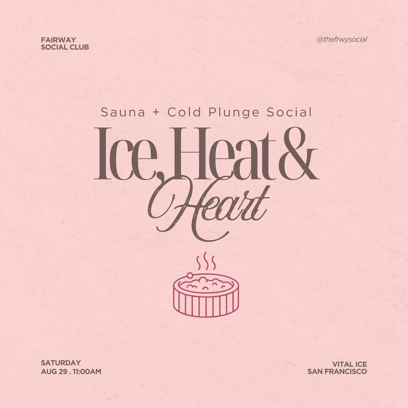 Cover Image for Ice, Heat & Heart: A Sauna + Cold Plunge Social 🔥🧊