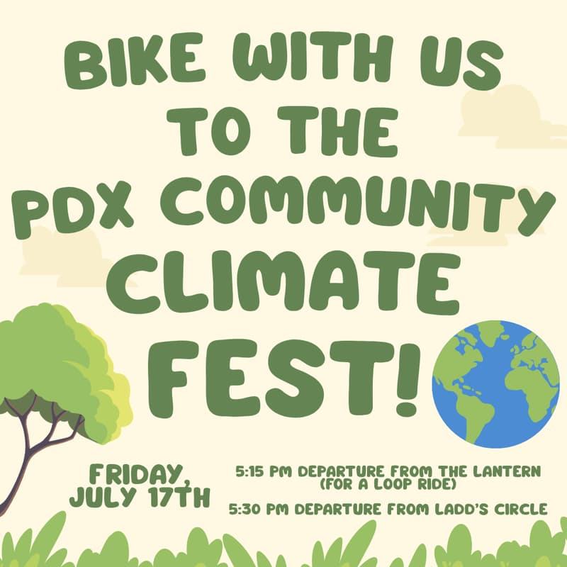 Cover Image for Bike Together to PDX Community Climate Fest!