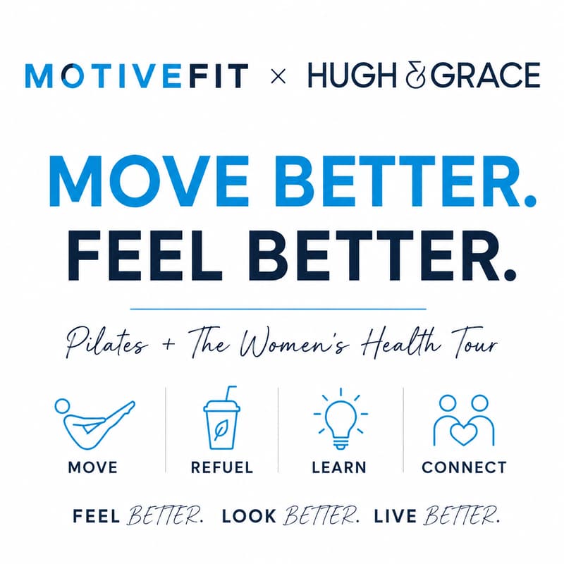 Cover Image for Move Better. Feel Better. Pilates + The Women's Health Tour