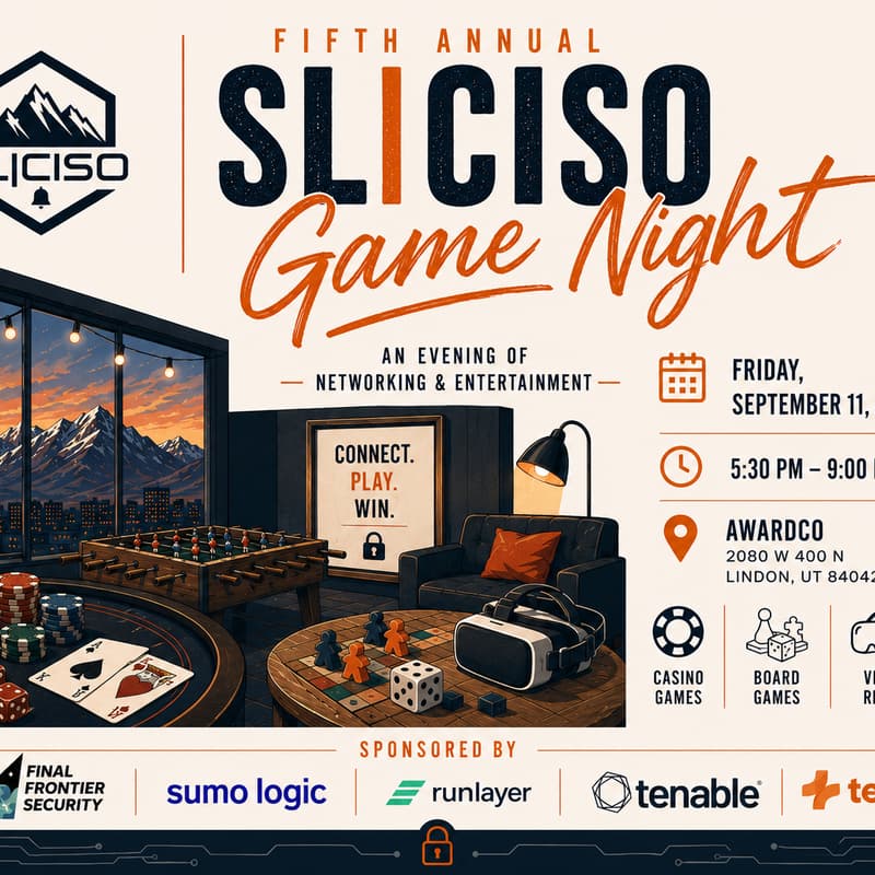 Cover Image for SL|CISO - Fifth Annual Game Night