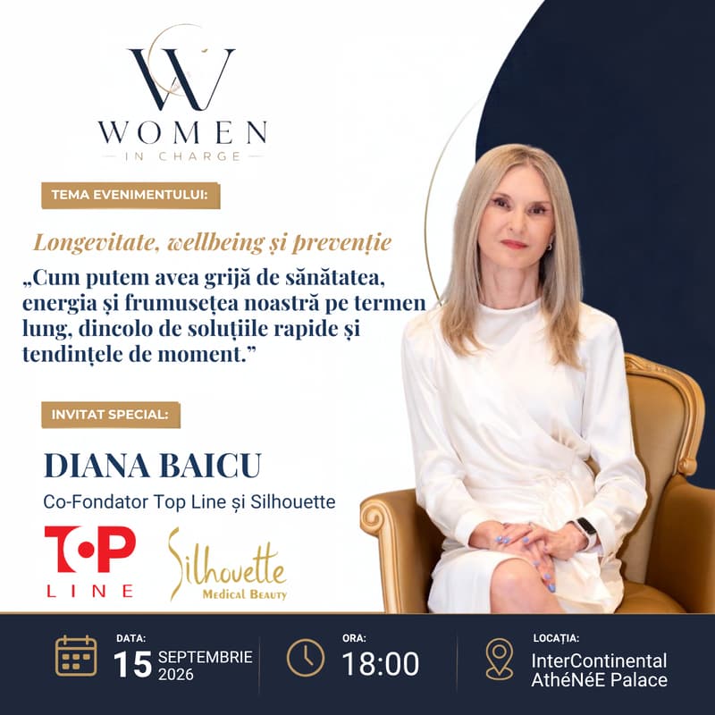 Cover Image for WIN #10 - Longevitate, wellbeing și prevenție - Diana Baicu - Co-Fondator Top Line și Silhouette