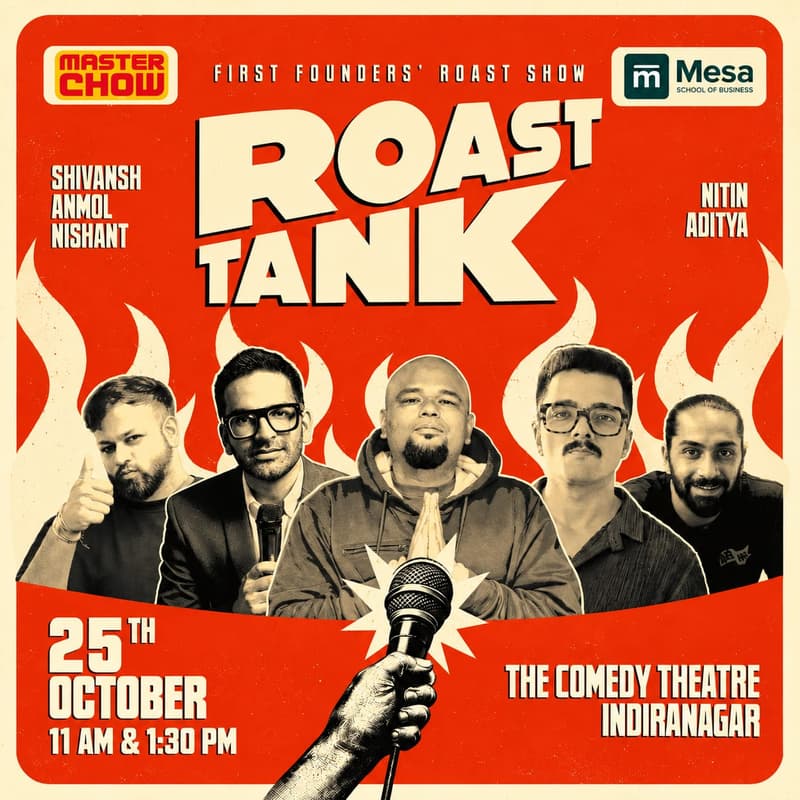 Roast Tank Bangalore (11am) · Luma