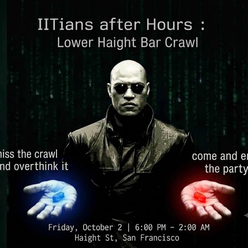 Cover Image for IITians after Hours : Lower Haight Bar Crawl