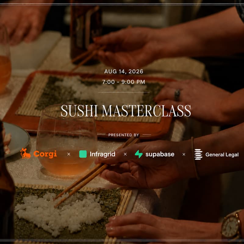 Cover Image for Founders Sushi Masterclass