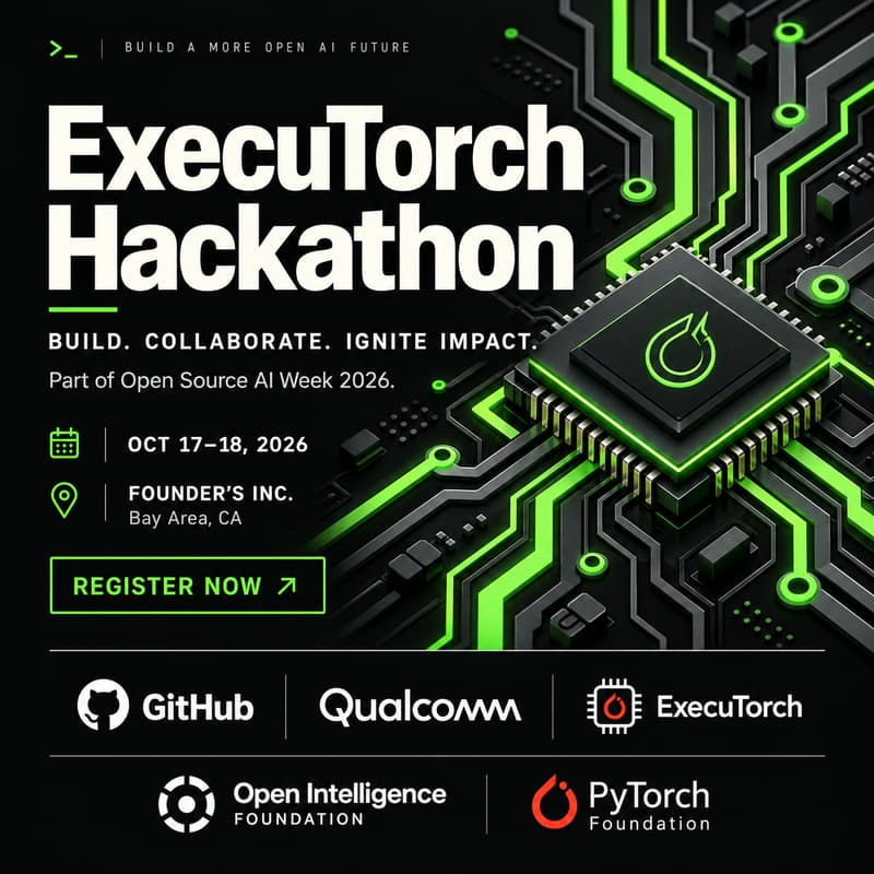 Cover Image for ExecuTorch Hackathon