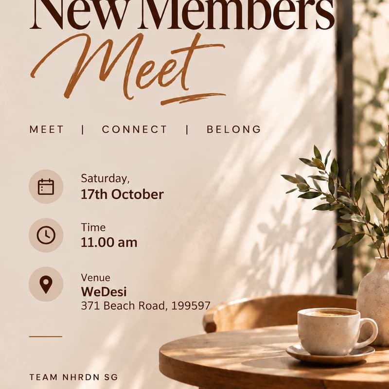 Cover Image for New Members Meet