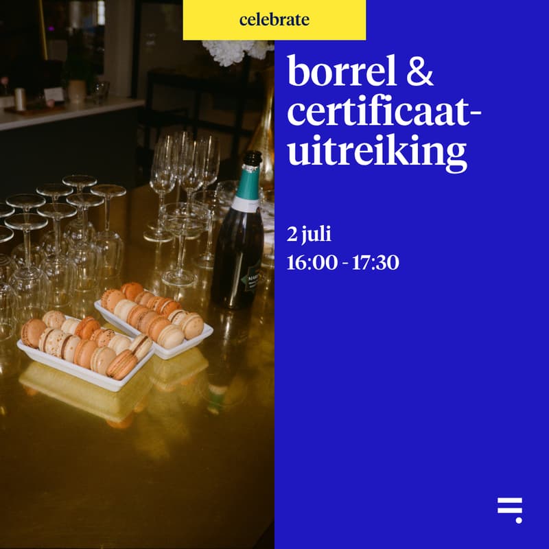 Cover Image for Borrel & Certificaatuitreiking - Nederlands Programma