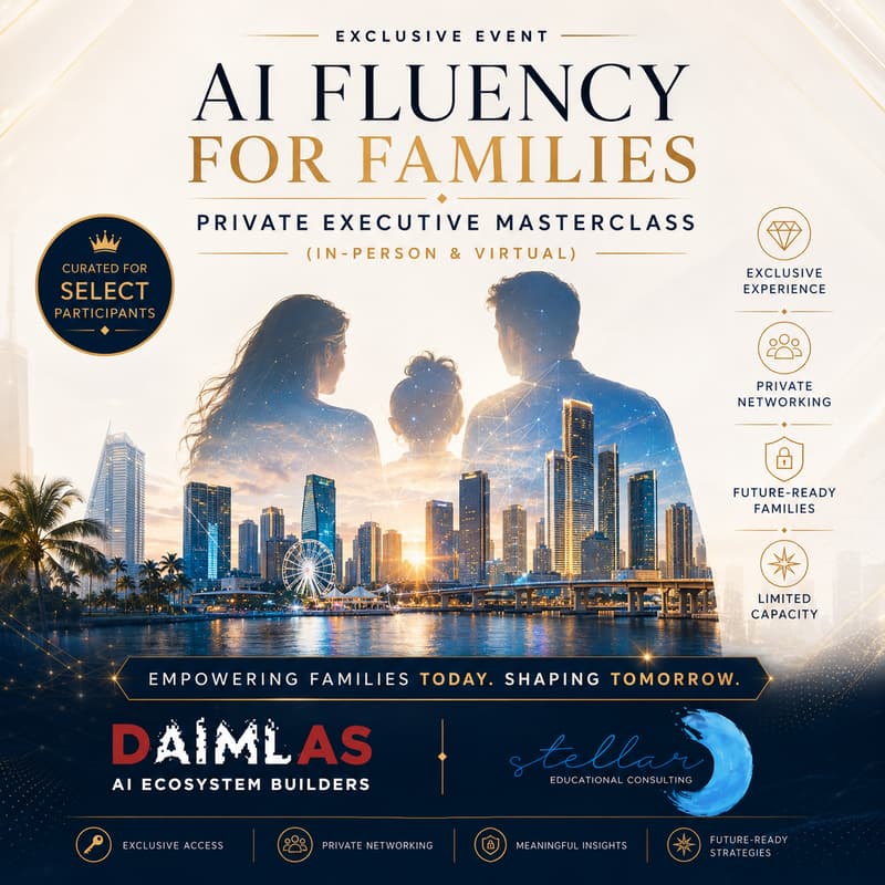 Cover Image for AI Fluency for Families: Private Executive Masterclass (Online)