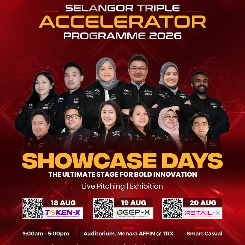 Cover Image for Selangor Triple Accelerator Programme 2026 Showcase Days: The Ultimate Stage for Bold Innovation