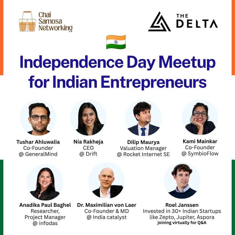 Cover Image for 🇮🇳 Independence Day Meetup for Indian Entrepreneurs