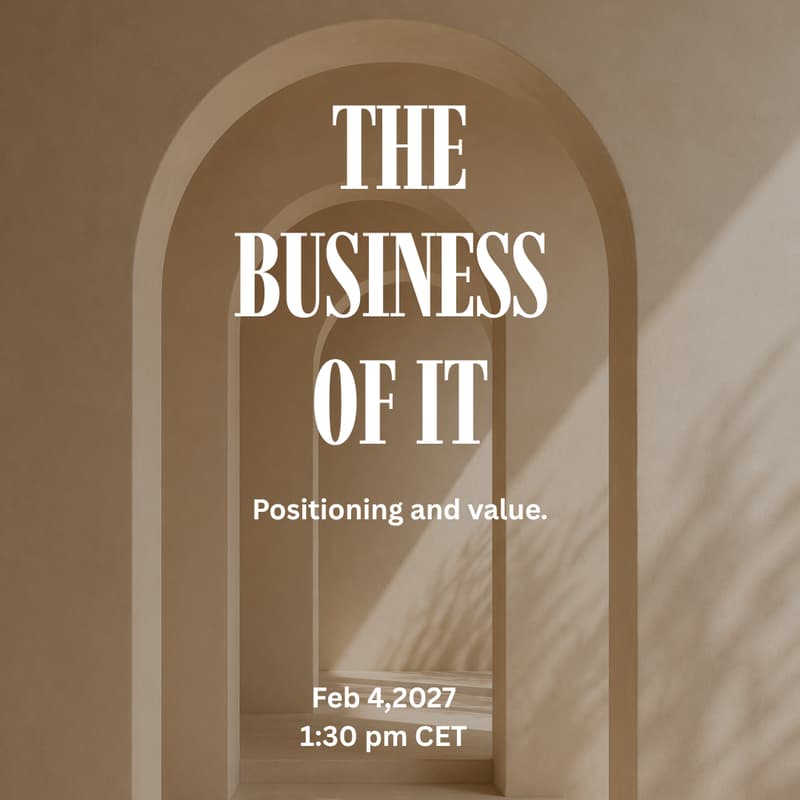 Cover Image for THE BUSINESS OF IT