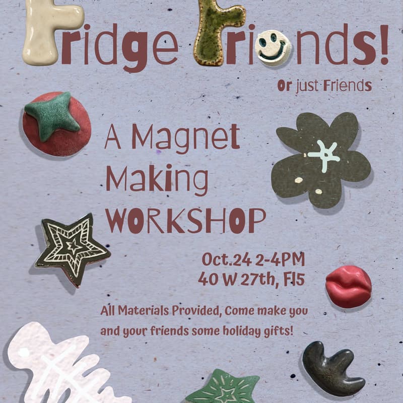 Cover Image for Holiday Magnet-Making Workshop