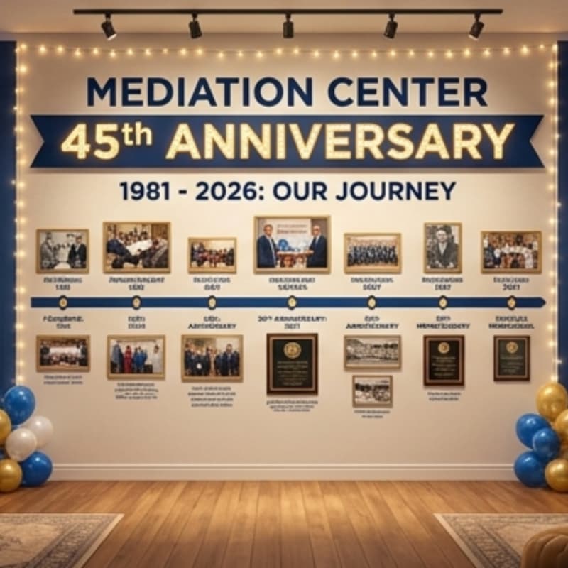 Cover Image for Mediation Center: 45th Anniversary Celebration (virtual)