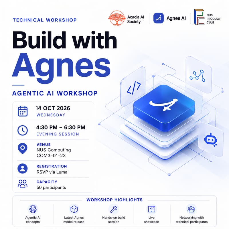 Cover Image for Build with Agnes: Agentic AI Workshop