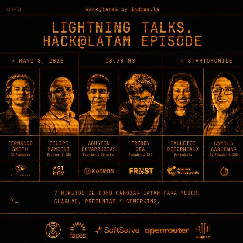 Cover Image for lighting talks. hack@latam.