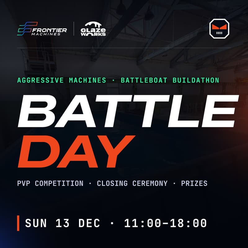 Cover Image for Battle Day - Aggressive Machines Battleboat Buildathon Finals