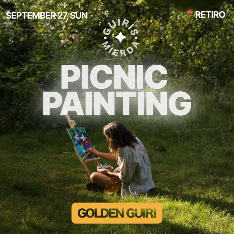 Cover Image for PICNIC PAINTING | At Retiro 🧺🎨