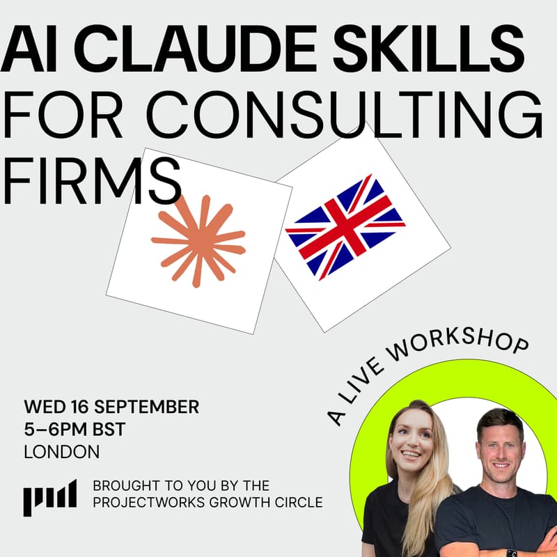 Cover Image for AI Claude Skills for Consulting Firms: London Workshop