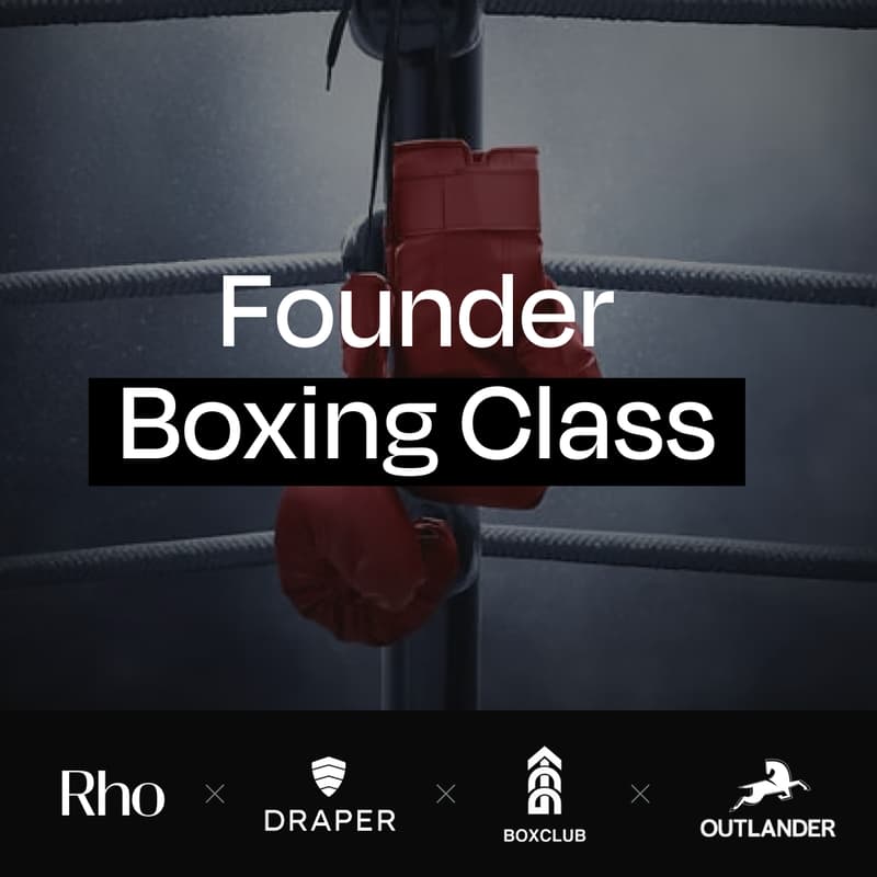 Cover Image for Morning Founder Boxing [Hosted by Rho x Outlander x Draper x BOXCLUB]