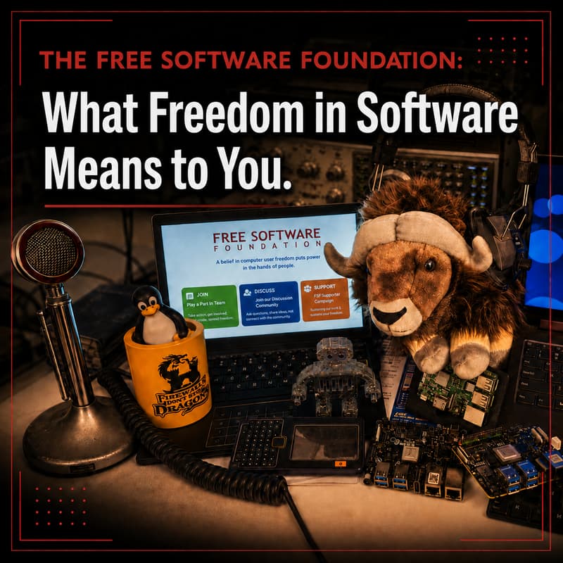 Cover Image for The Free Software Foundation: What Freedom in Software Means to You