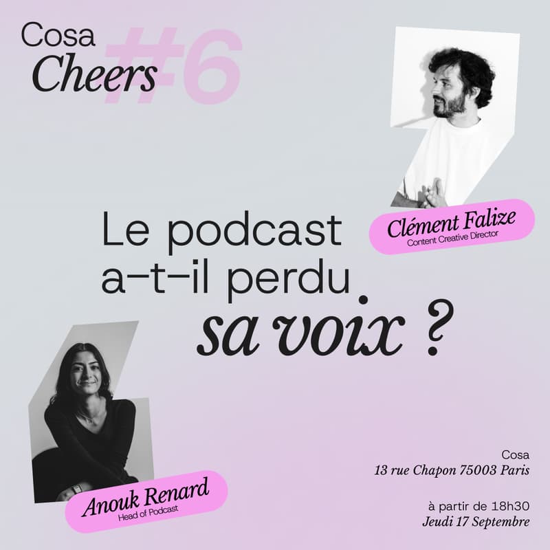 Cover Image for Cosa Cheers #6 - Le podcast a-t-il perdu sa voix ?
