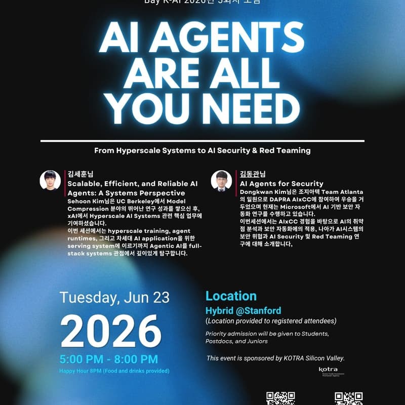 Cover Image for [Bay K-AI] 2026 5th Seminar - AI Agents Are All You Need: From Hyperscale Systems to AI Security & Red Teaming