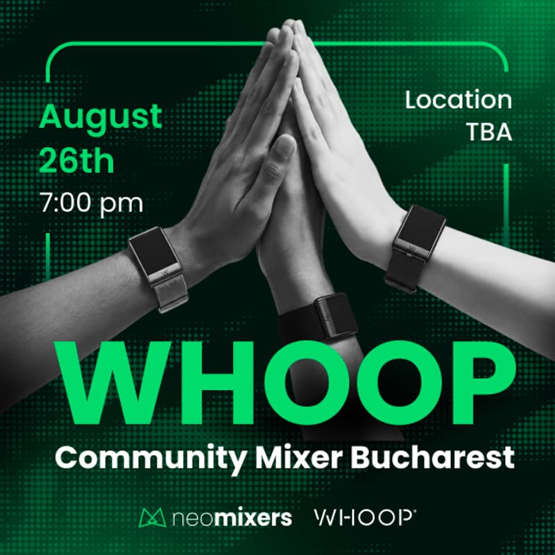 Cover Image for Join the ▲neomixers x WHOOP Bucharest Community Meet-up