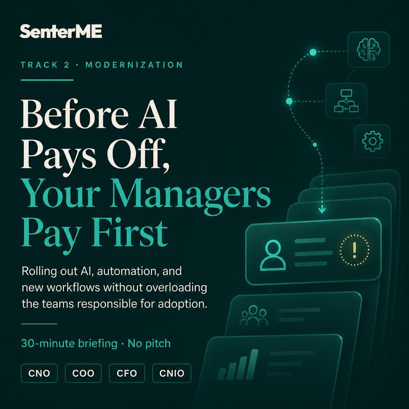 Cover Image for Before AI Pays Off, Your Managers Pay First