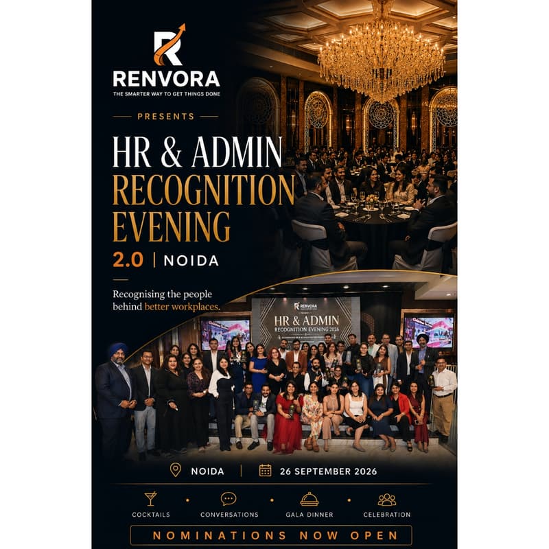 Cover Image for Renvora’s HR & Admin Recognition Evening 2.0 | Noida