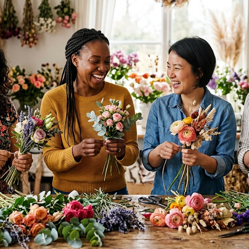 Cover Image for (Free) Raleigh-area women's 35+ meetup, Mini Bouquet Making